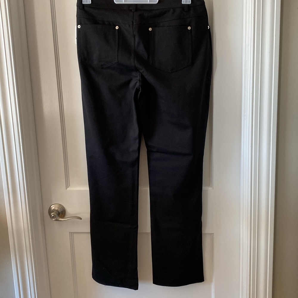 Liz Claiborne Black Jean NWT SZ 12 - Picture 2 of 4